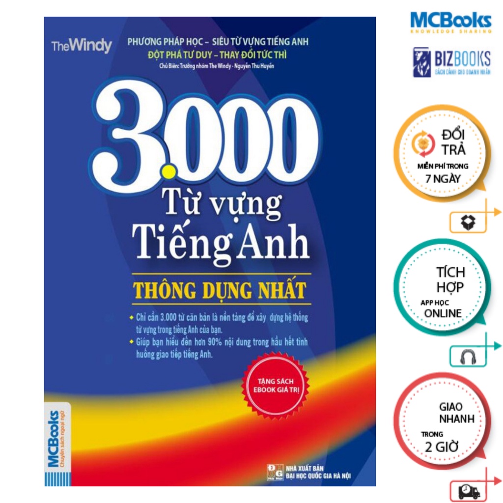 Sách - 3000 từ vựng tiếng Anh thông dụng nhất - McBooks