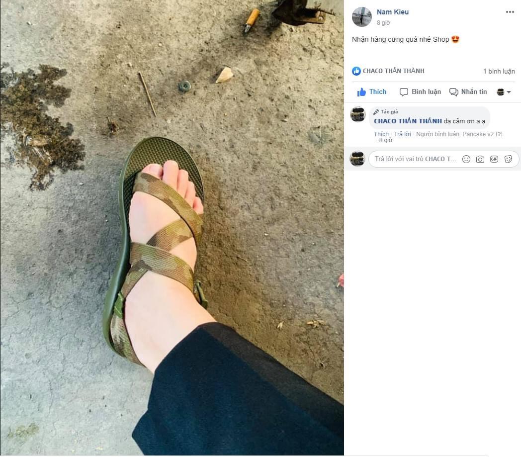 Dép Sandal Nam Chaco Đế Thơm Sô Cô La D101