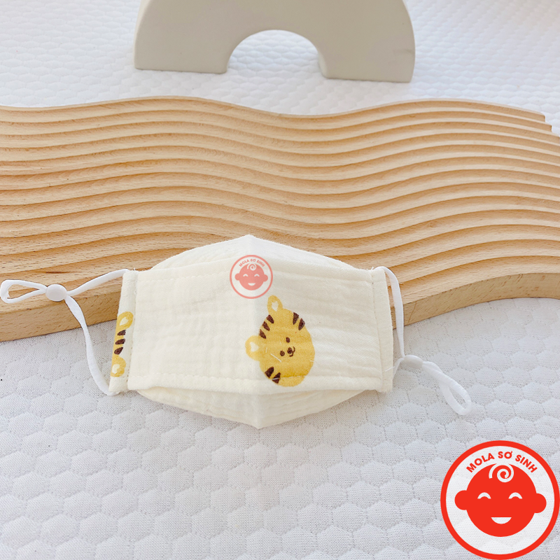 Khẩu trang xô MUSLIN cho bé 4 LOẠI