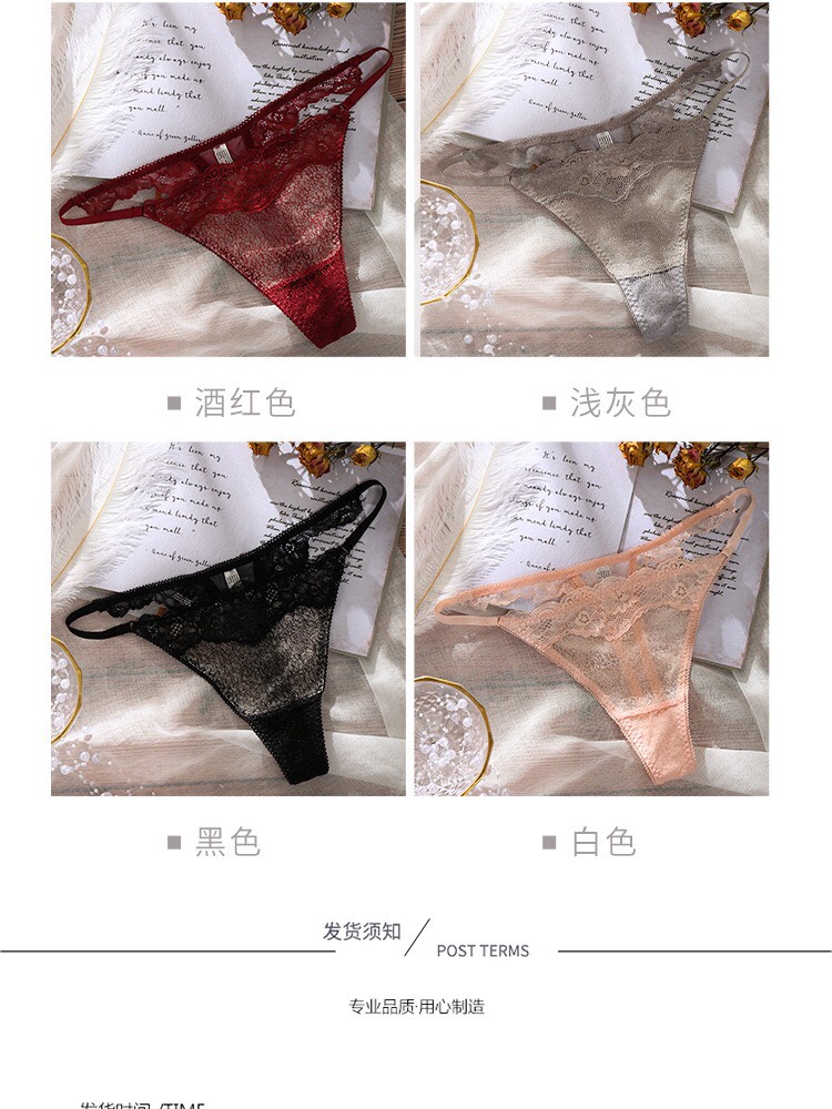 [HCM]COMBO 5 QUẦN LỌT KHE REN PINOT 5057