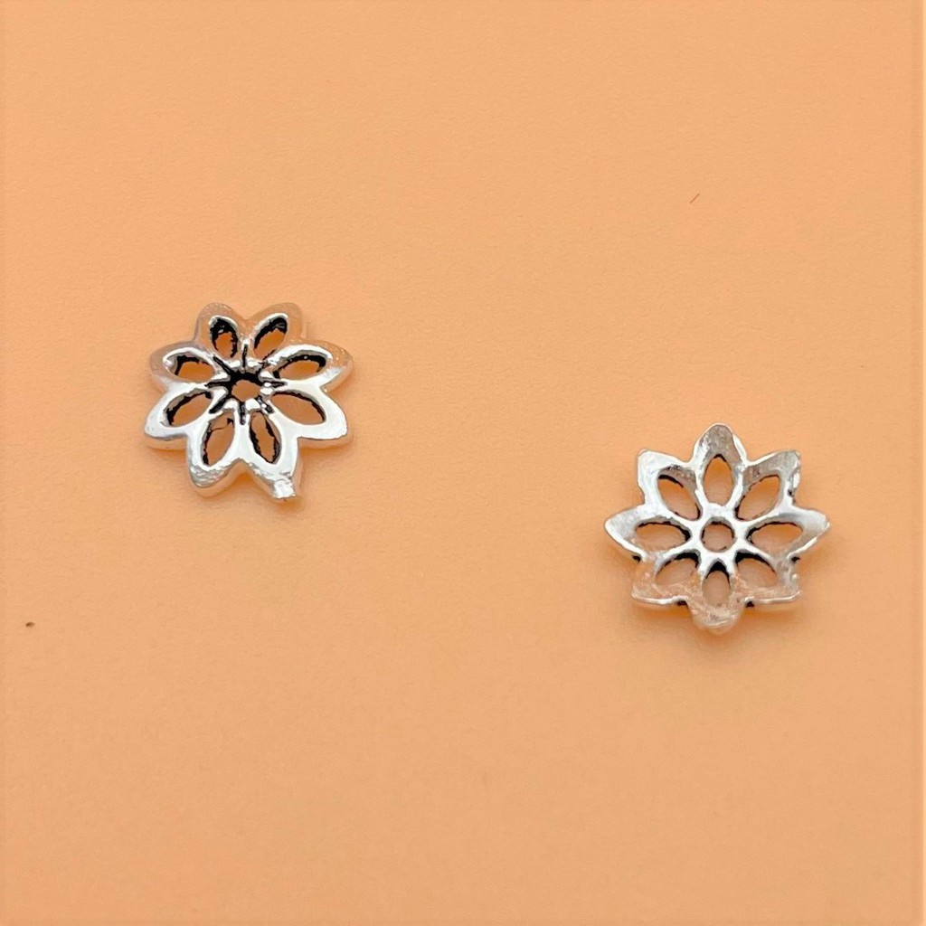 Charm ốp bạc thái ốp hạt đá - charm bạc 925 - mã ca070-079