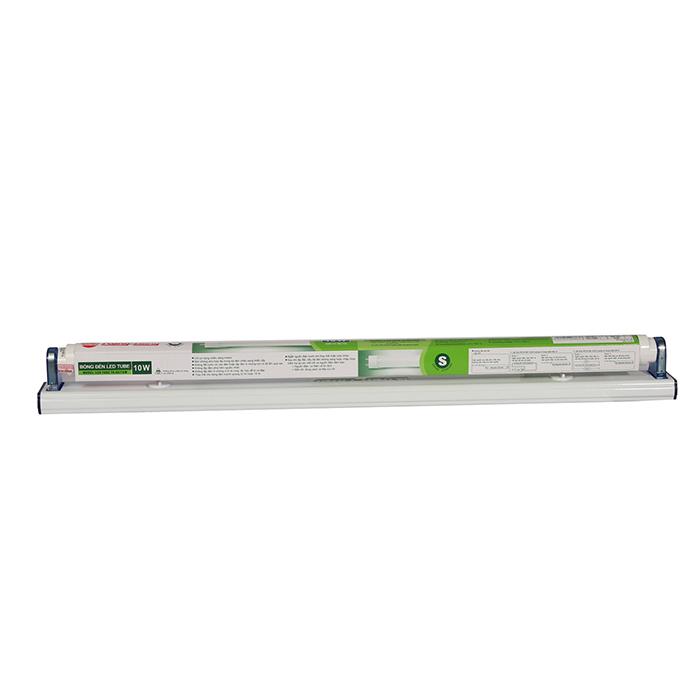 Bộ đèn led tuýp t8 0.6m 10w nhôm nhựa