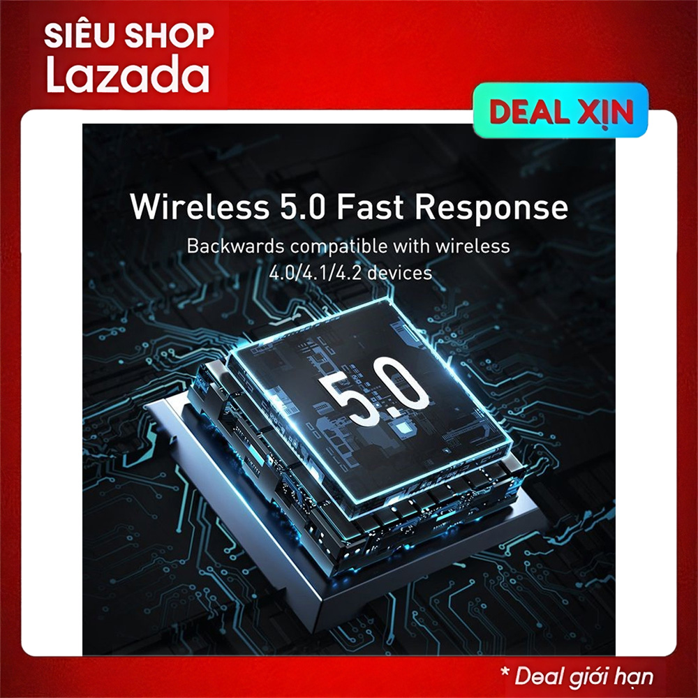 USB Bluetooth 5.0 tốc độ cao Baseus BA04 Bluetooth Receiver