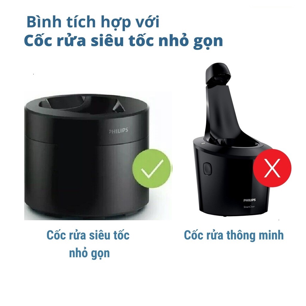 Philips Quick Clean Pod Cartridge, Philips Shaver Cleaner, Capacity 160ml