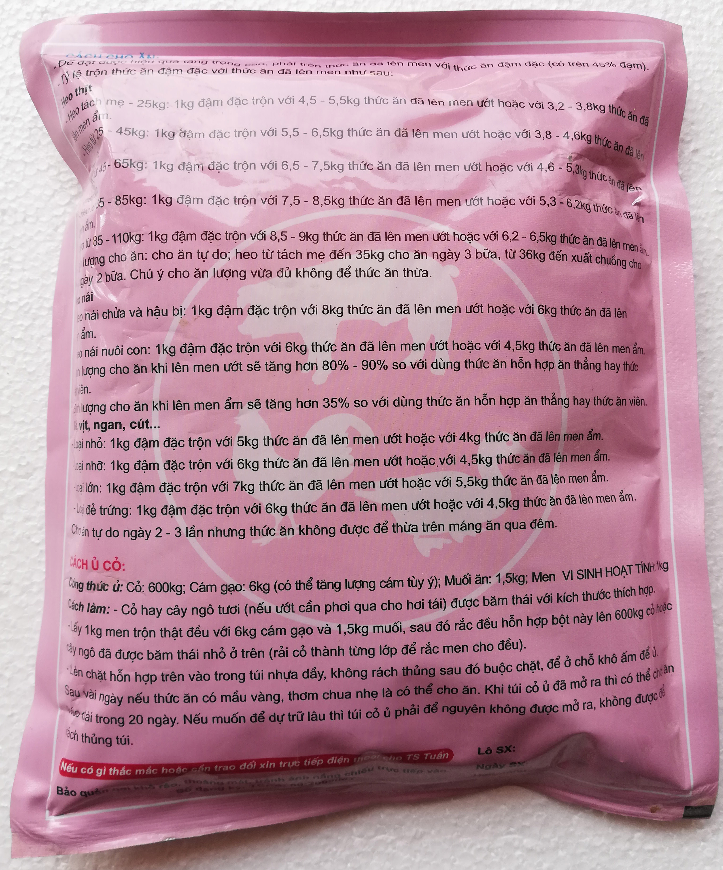 10 gói Men ủ vi sinh hoạt tính 500g