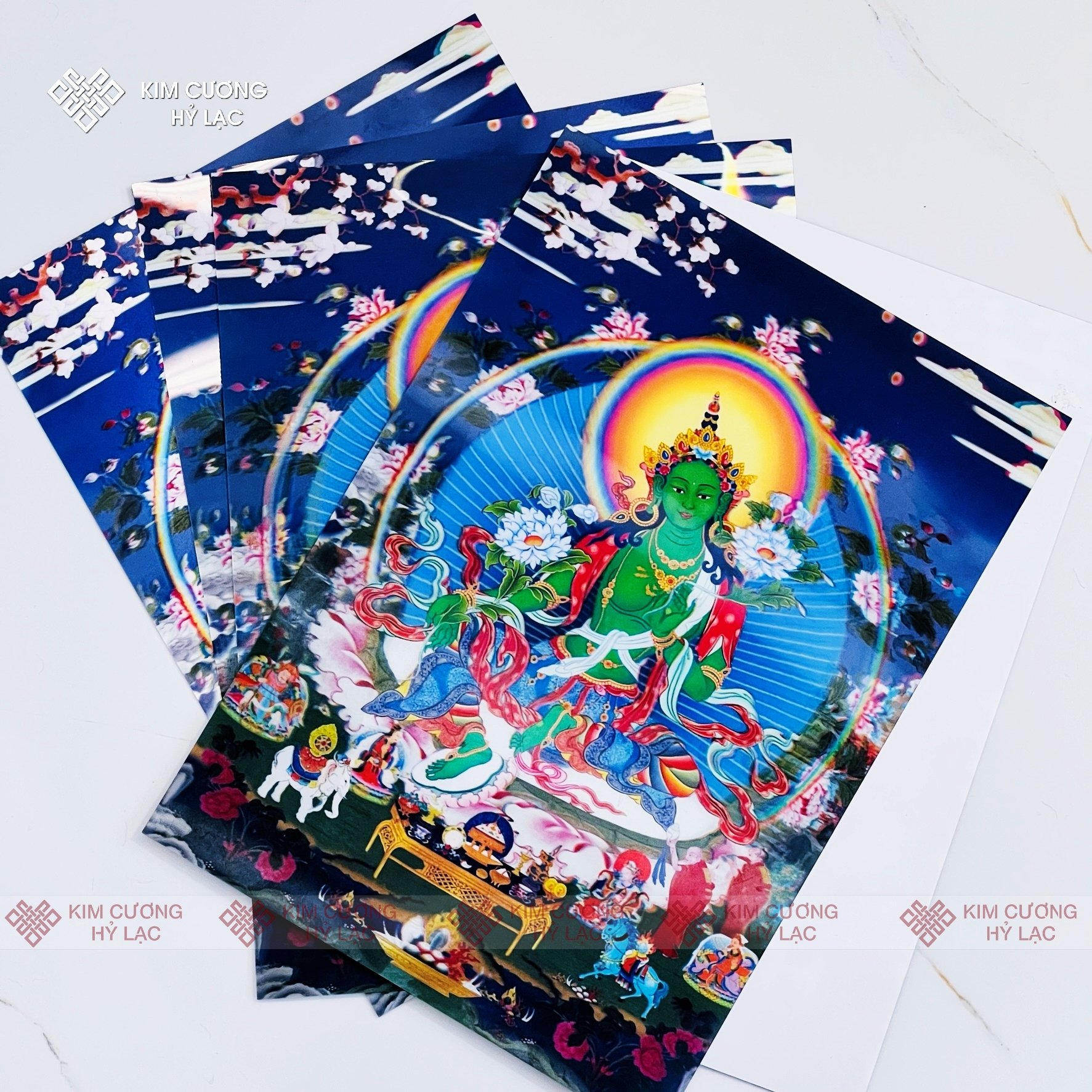 Tranh 3D các vị Phật mật tông [Kim Cương Hỷ Lạc]