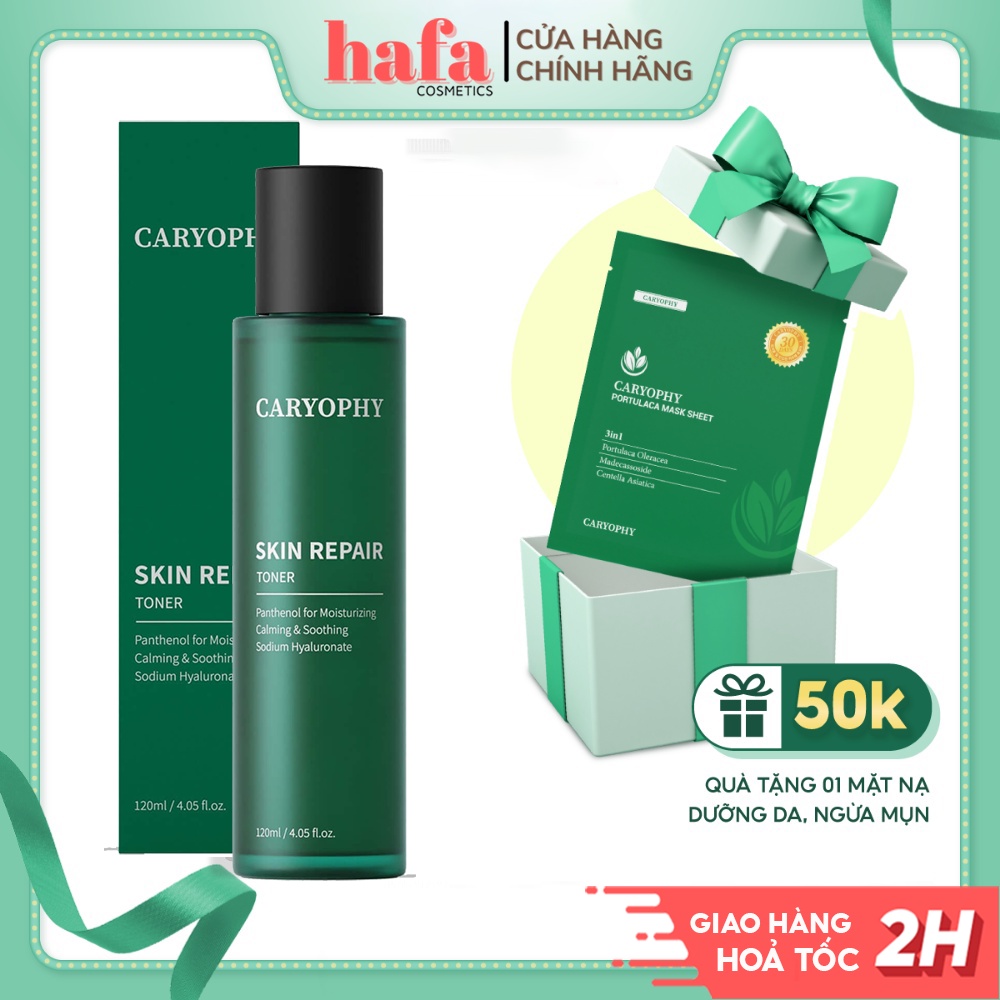 Nước Hoa Hồng Cấp Nước, Làm Dịu và Phục Hồi Da Caryophy Skin Repair Toner 120ml