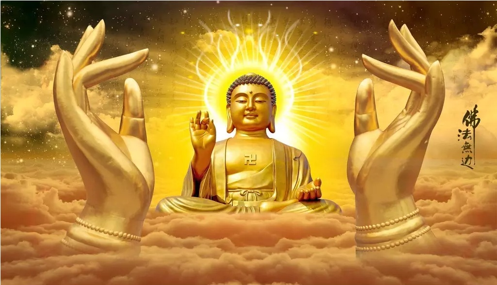Tranh Dán Tường Phật Thích Ca, Tranh Phật Giáo, Tranh phong thủy tài lộc, Tranh Trang Trí phòng khách, phòng thờ, phòng làm việc, Decal đẹp ,tranh dán tường - M526