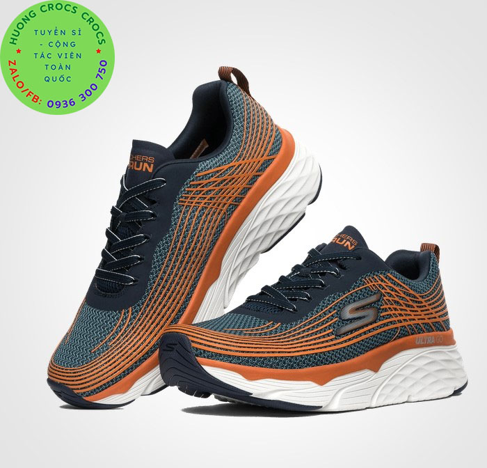Giày thể thao skechers gorun cushioning cho nam màu cam