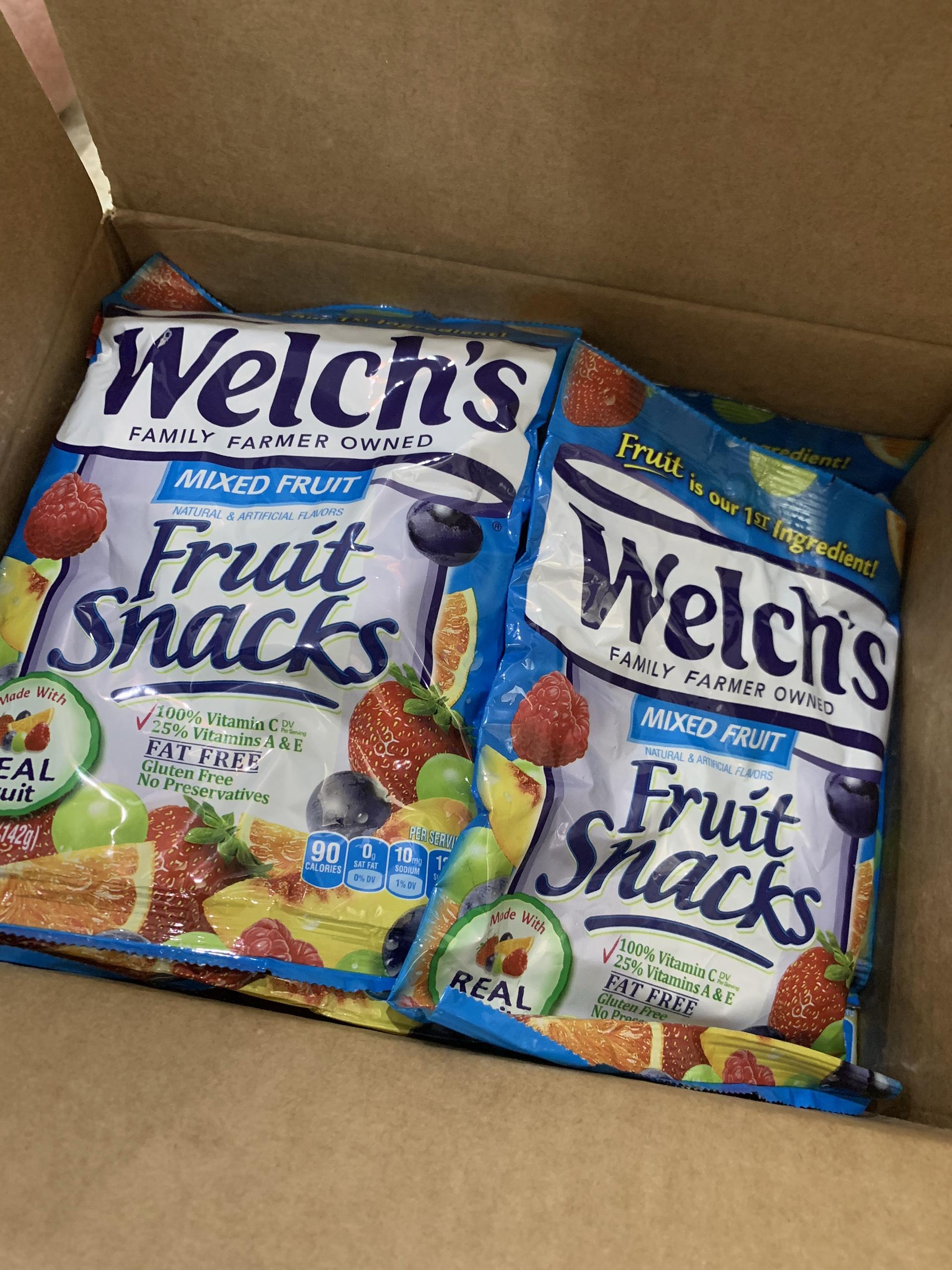 [HCM][Hoba Food] Kẹo dẻo trái cây Welchs vị Mixed Fruit ( Màu Xanh dương )