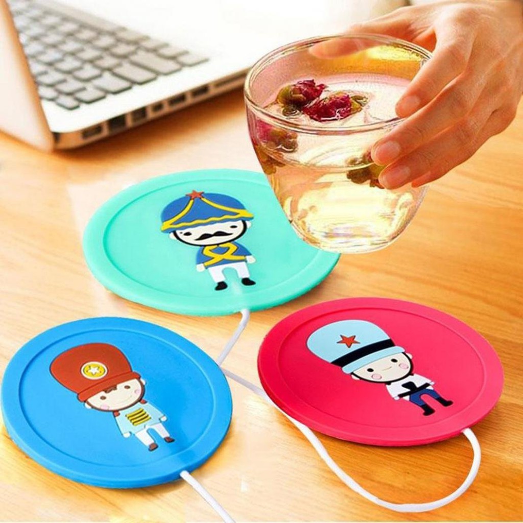 [HCM]Đế Hâm Nóng Tạo Nhiệt Trà Cafe Cổng Usb
