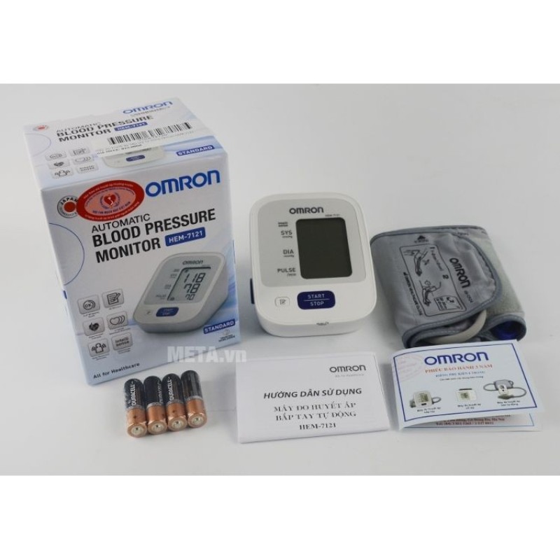 Máy đo huyết áp bắp tay omron HEM-7121 cao cấp