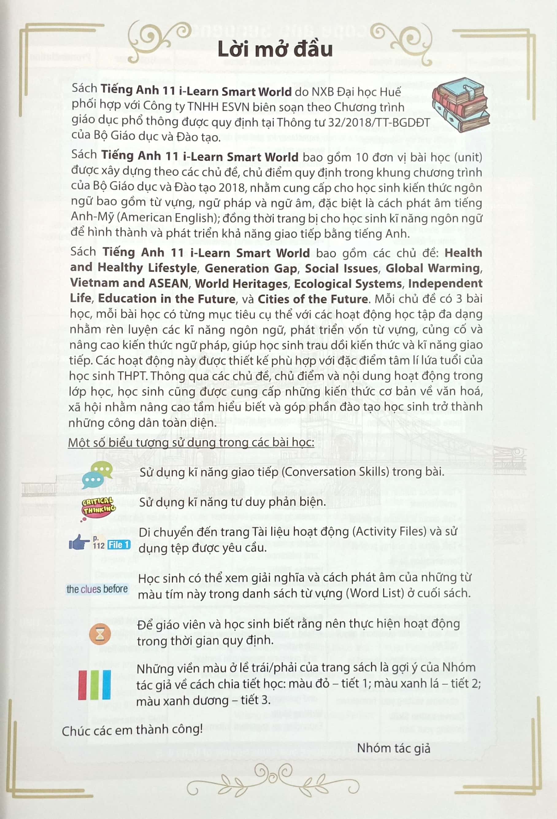Sách - Tiếng Anh 11 i-Learn Smart World Sách Bài Tập