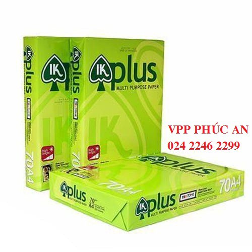 Giấy A4 Ik Plus 70 Gsm