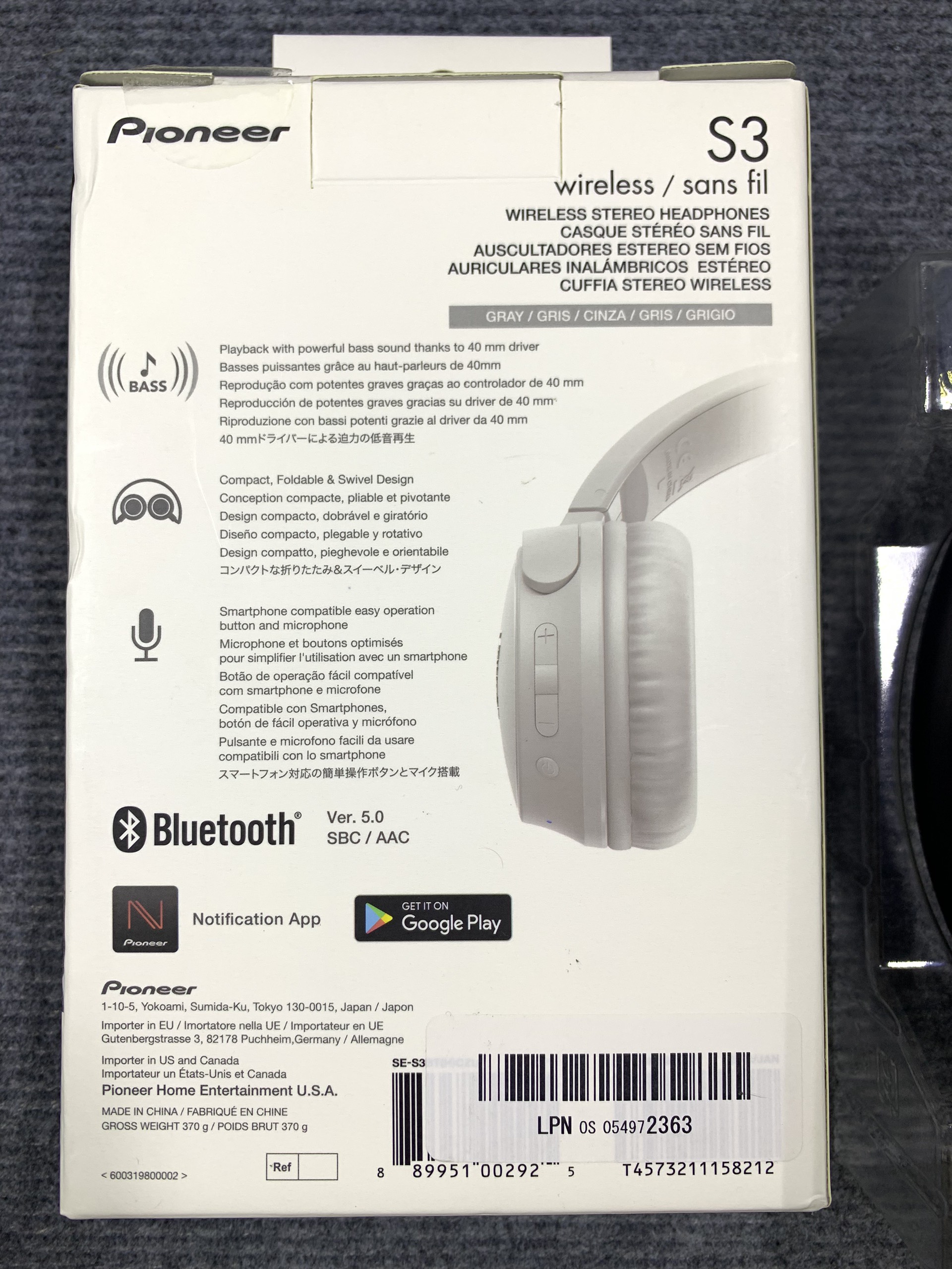 Tai nghe bluetooth PIONEER SE-S3BT siêu thi nhật