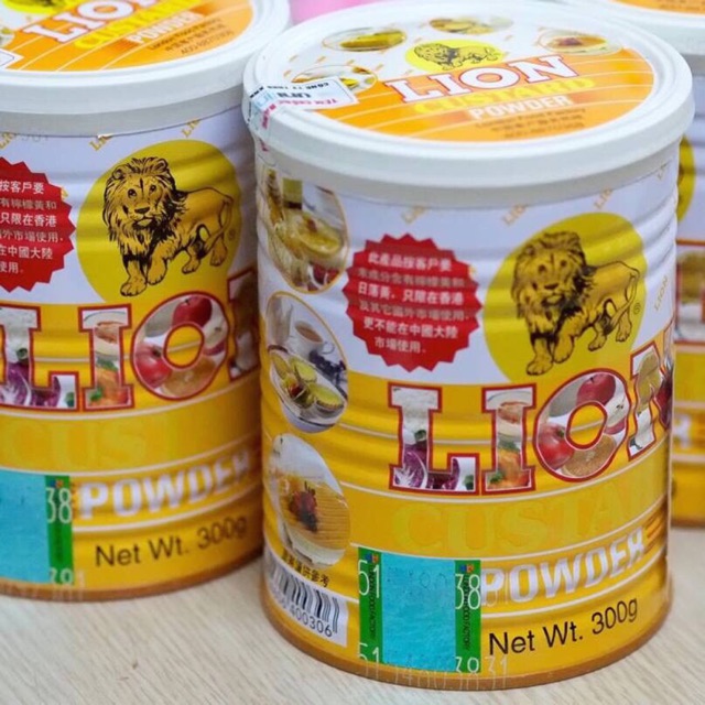 Bột sư tử bột trứng sữa custard Lion hộp 300g