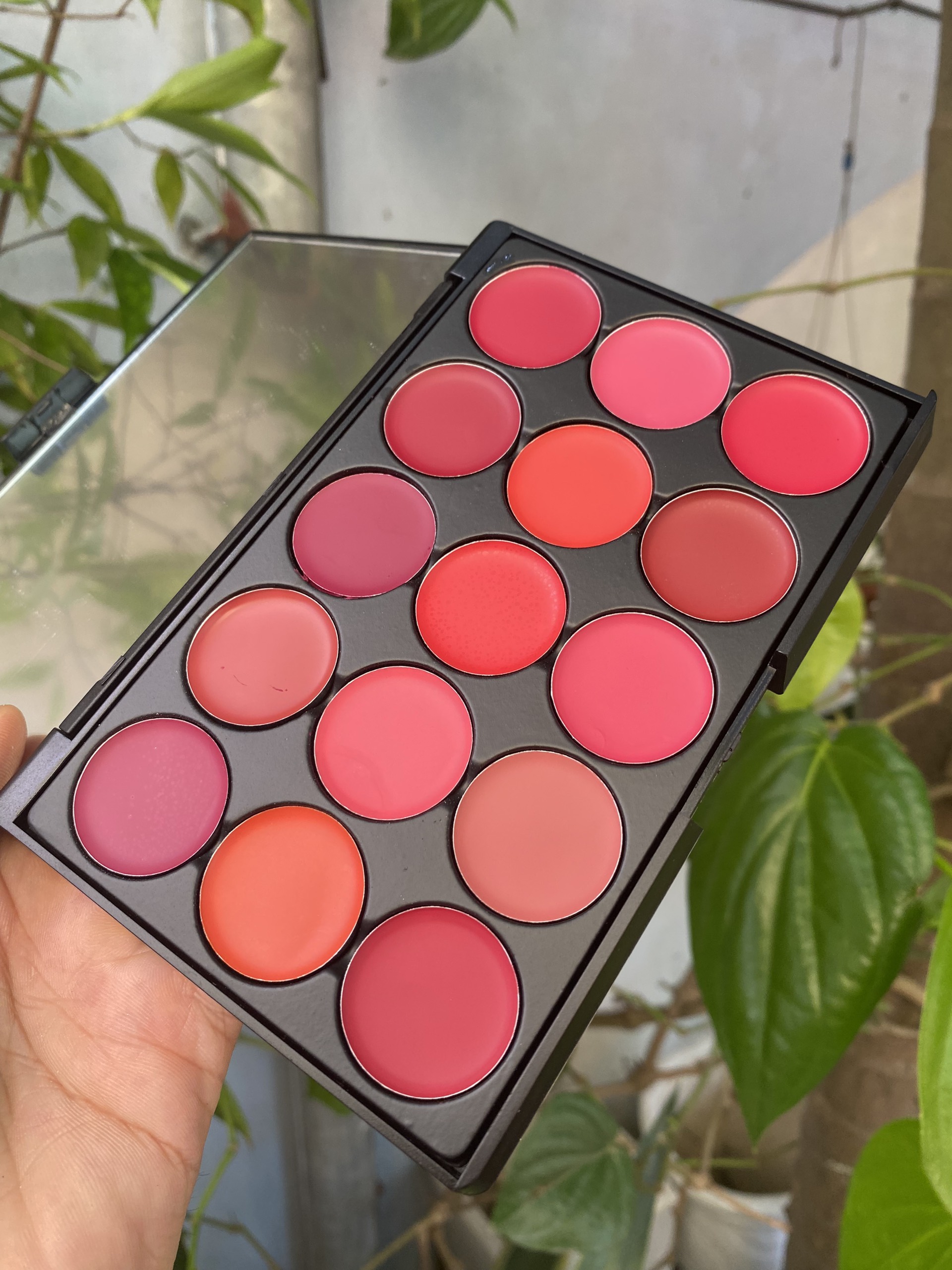 Bảng Son Lì Trang Điểm Miss Rose 15 ( nội địa Trung )