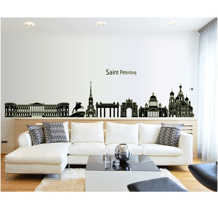 [HCM]Decal dán tường Dạ quang Saint Petersburg
