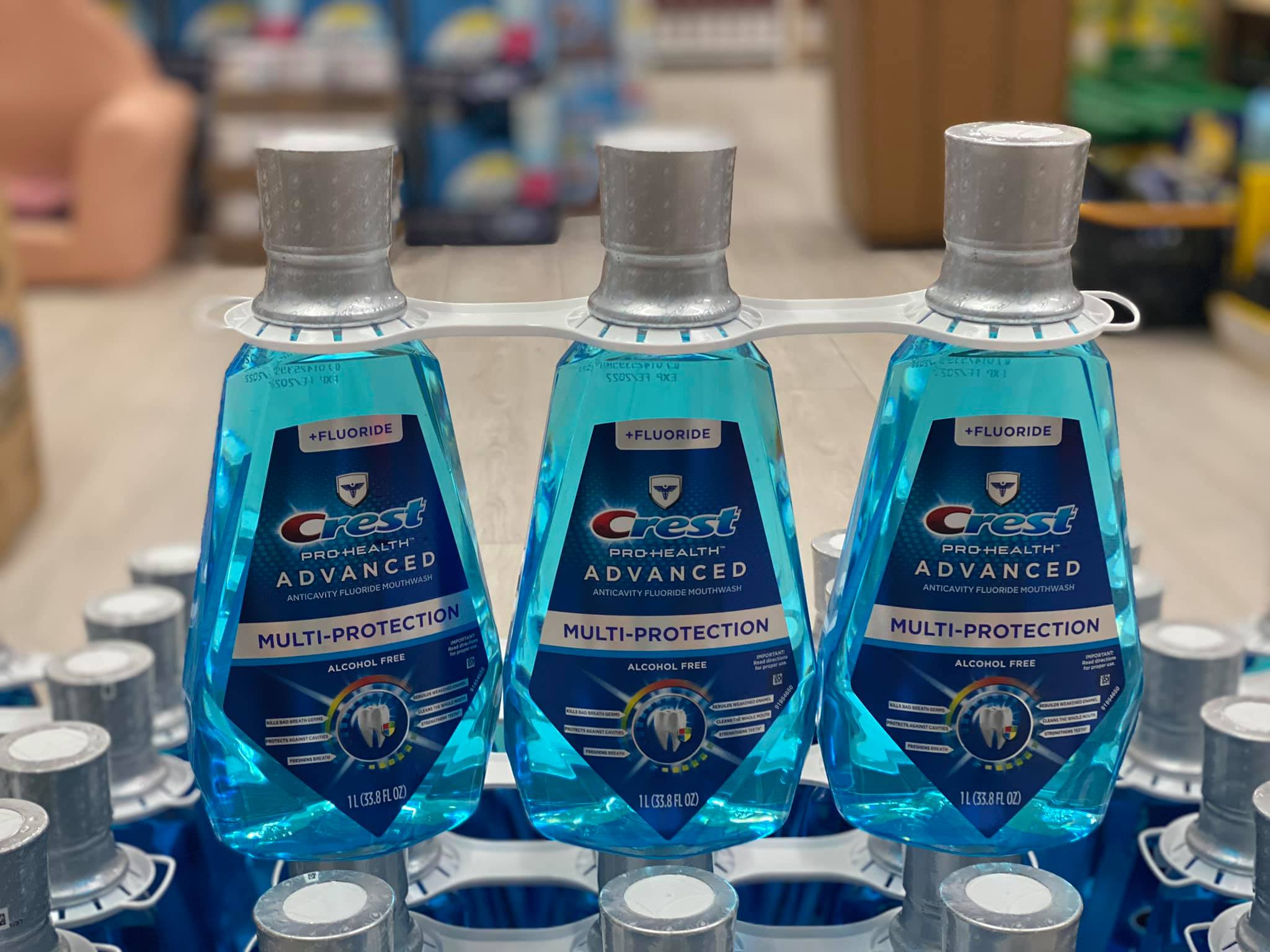 [HÀNG CHUẨN] Nước Súc Miệng Crest Pro-Health Advanced with Extra Deep Clean Mouthwash (1L)