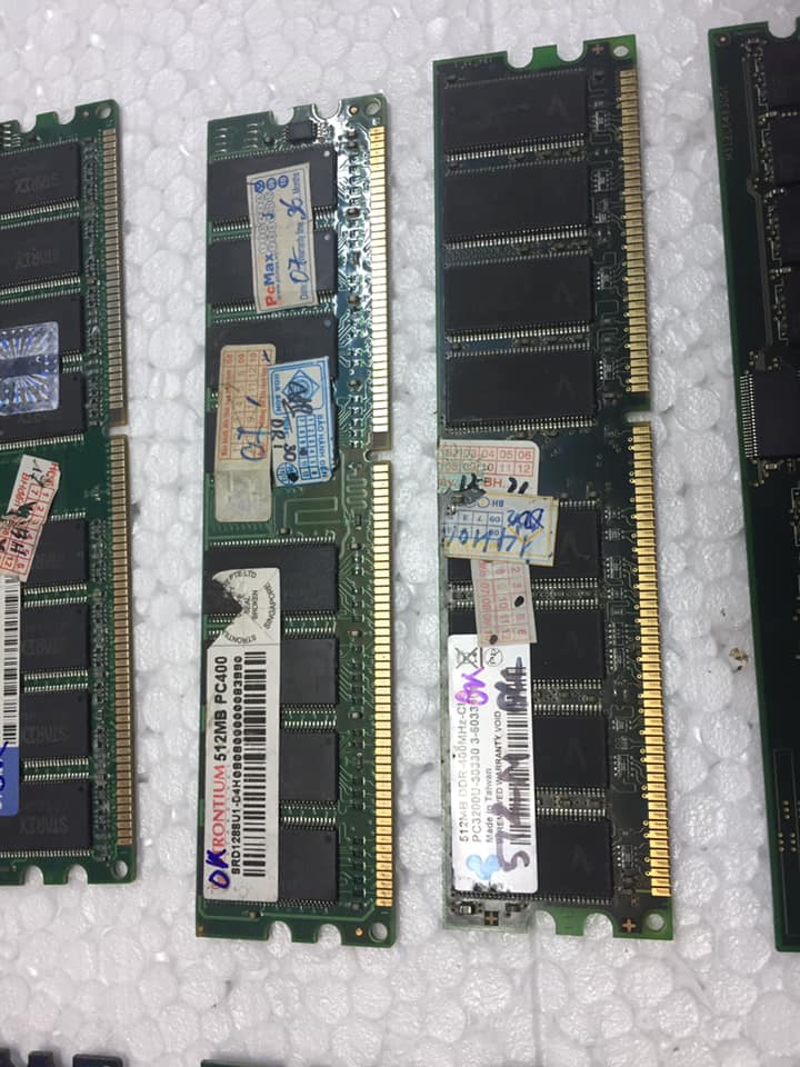 Ram DDR1 Máy tính để bàn 256Mb Bus 333 / 400