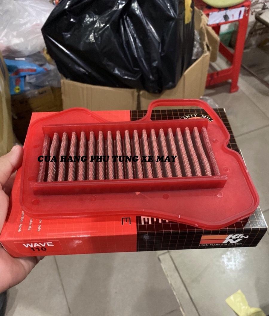 Lọc gió thép gắn xe wave alpha 110 2017 - 2023