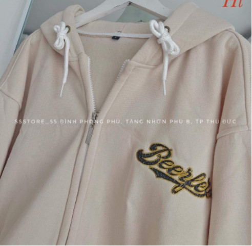 Áo khoác nỉ cotton BEE HT12