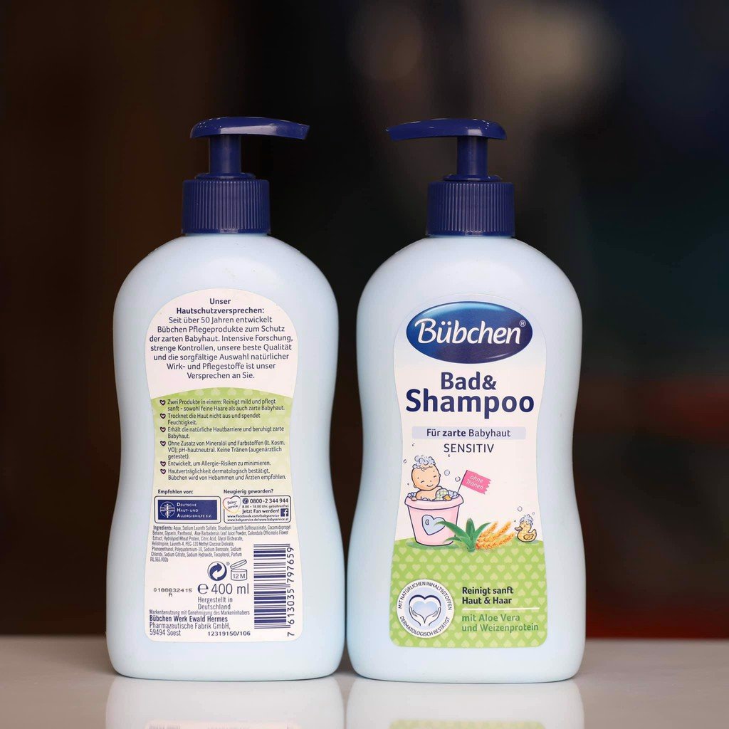 Sữa tắm gội Bubchen Bad and Shampoo 400ml