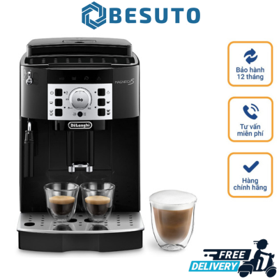 Delonghi Magnifica S ECAM 22.110.B Automatic Coffee Maker, Delonghi Coffee Maker, Coffee Maker, Espresso Maker, Cappuccino Maker, Capacity 1450W, Pressure 15 Bar, Self-Cleaning, Imported from Germany, 12 Months Warranty