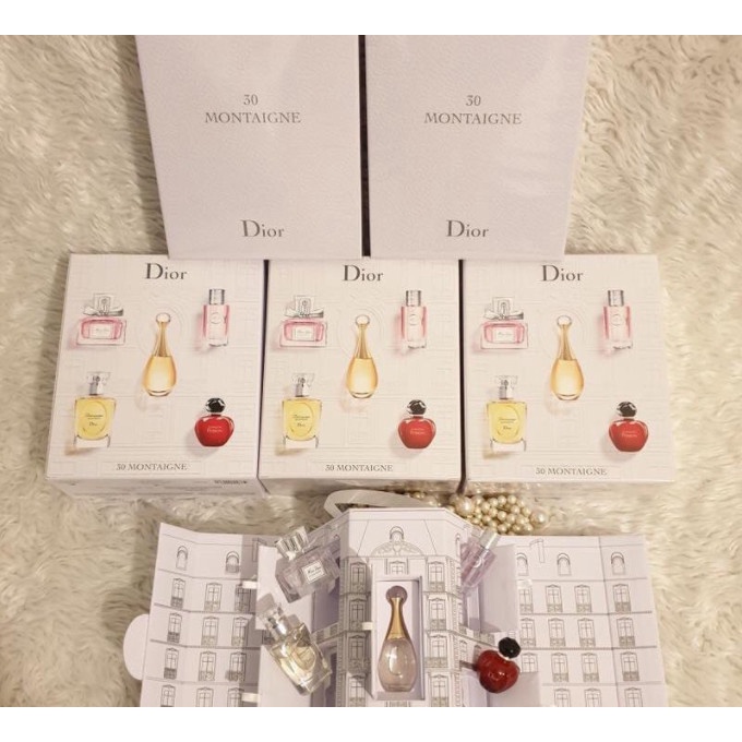 Nước Hoa Mini Dior 30 Montaigne Set 5 Món Cực Thơm