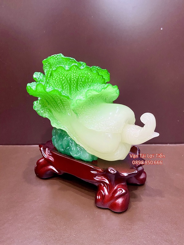 Tượng bắp cải phong thủy chiêu tài phát lộc