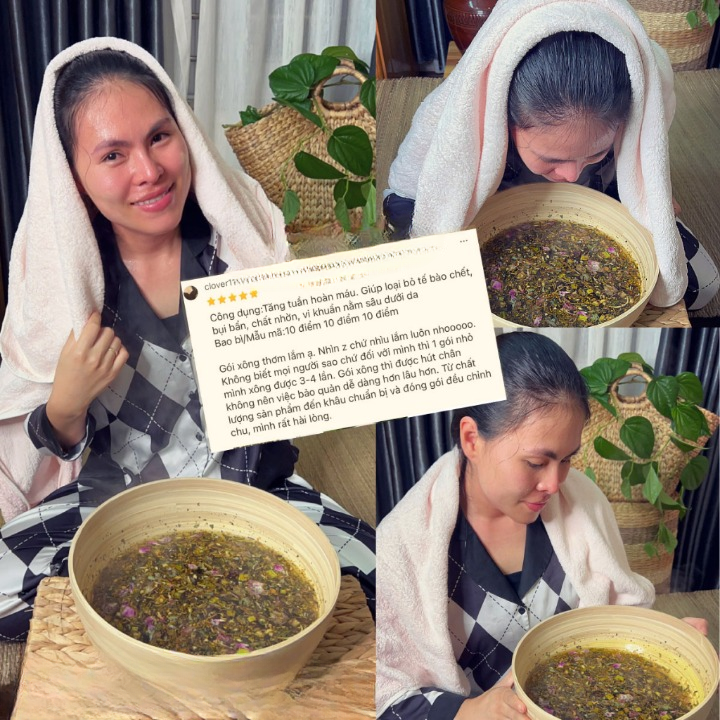 Gói Xông Mặt Thảo Dược Hàng Loại 1