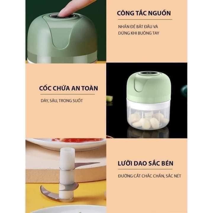 Máy xay tỏi ớt mini- máy xay đa năng