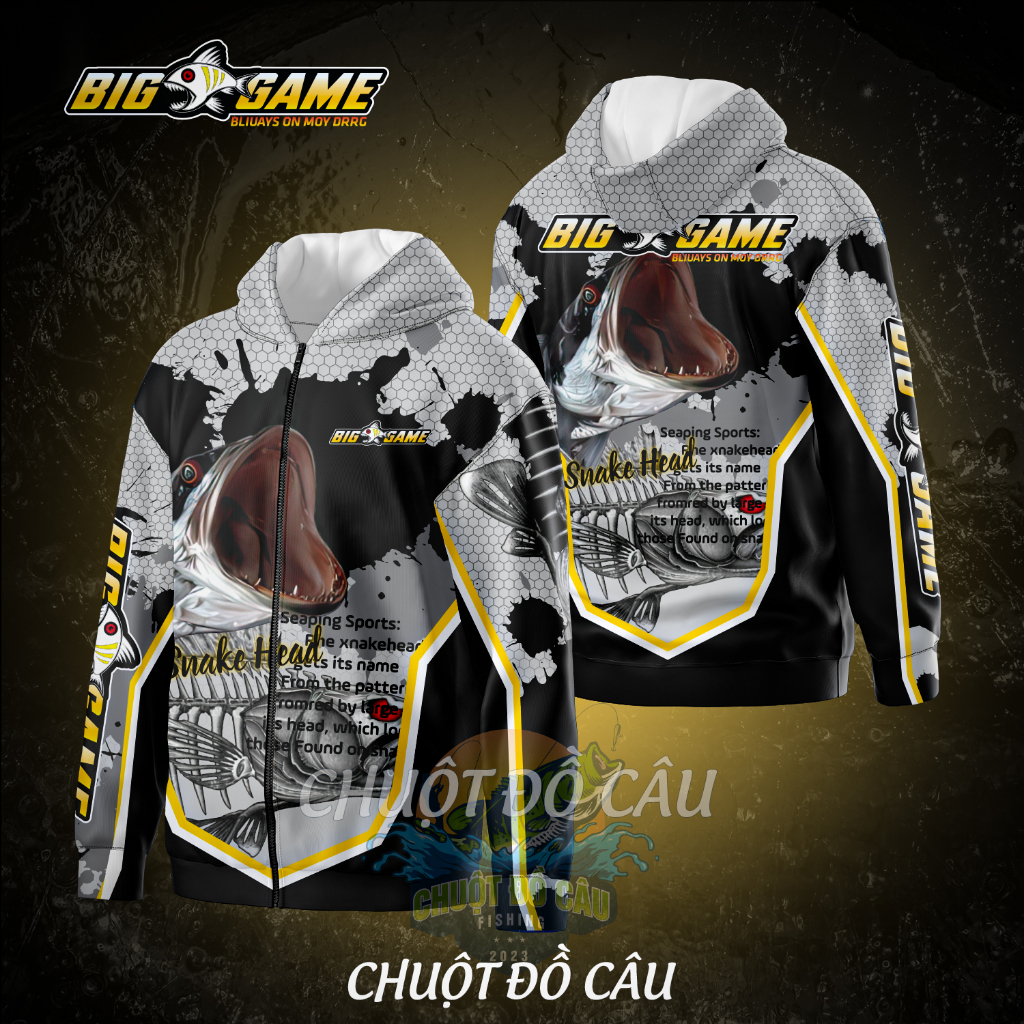 Áo khoác câu cá chống nắng Big Game