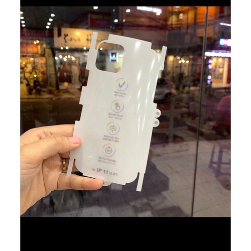 Miếng dán PPF nhám mặt lưng cho iphone 6-11prmax chống bám vân tay cực đẹp