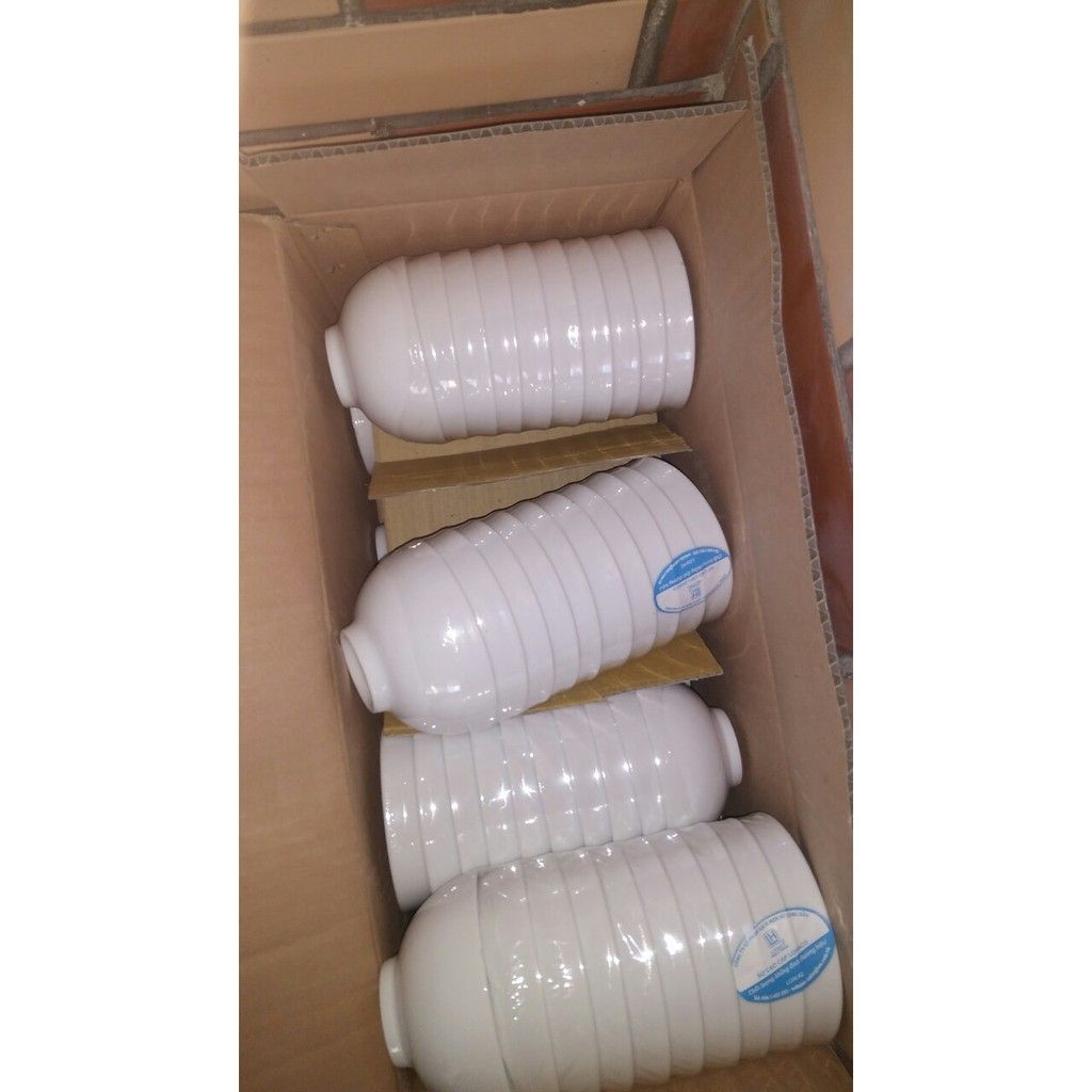 Set 10 chiếc bát ăn cơm sứ trắng LOHACO