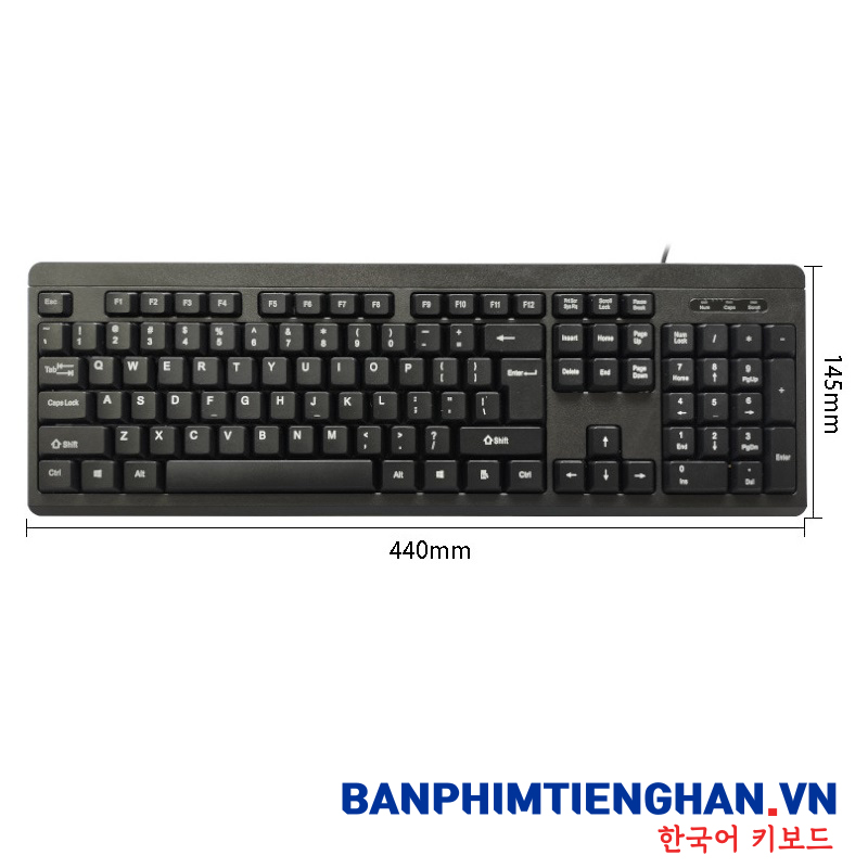 Bàn phím BenCom R888 tiếng Hàn Quốc