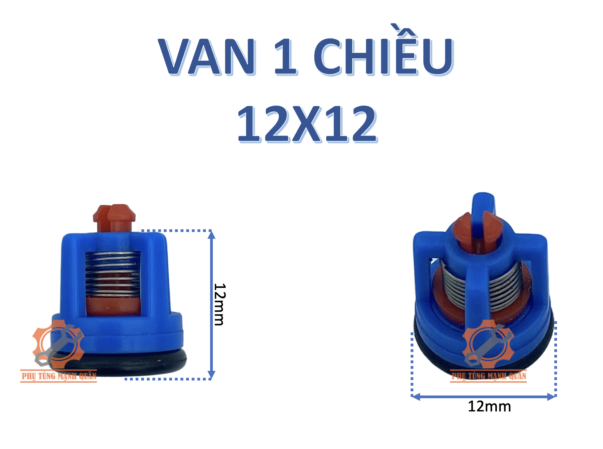 Van 1 chiều máy rửa xe mini