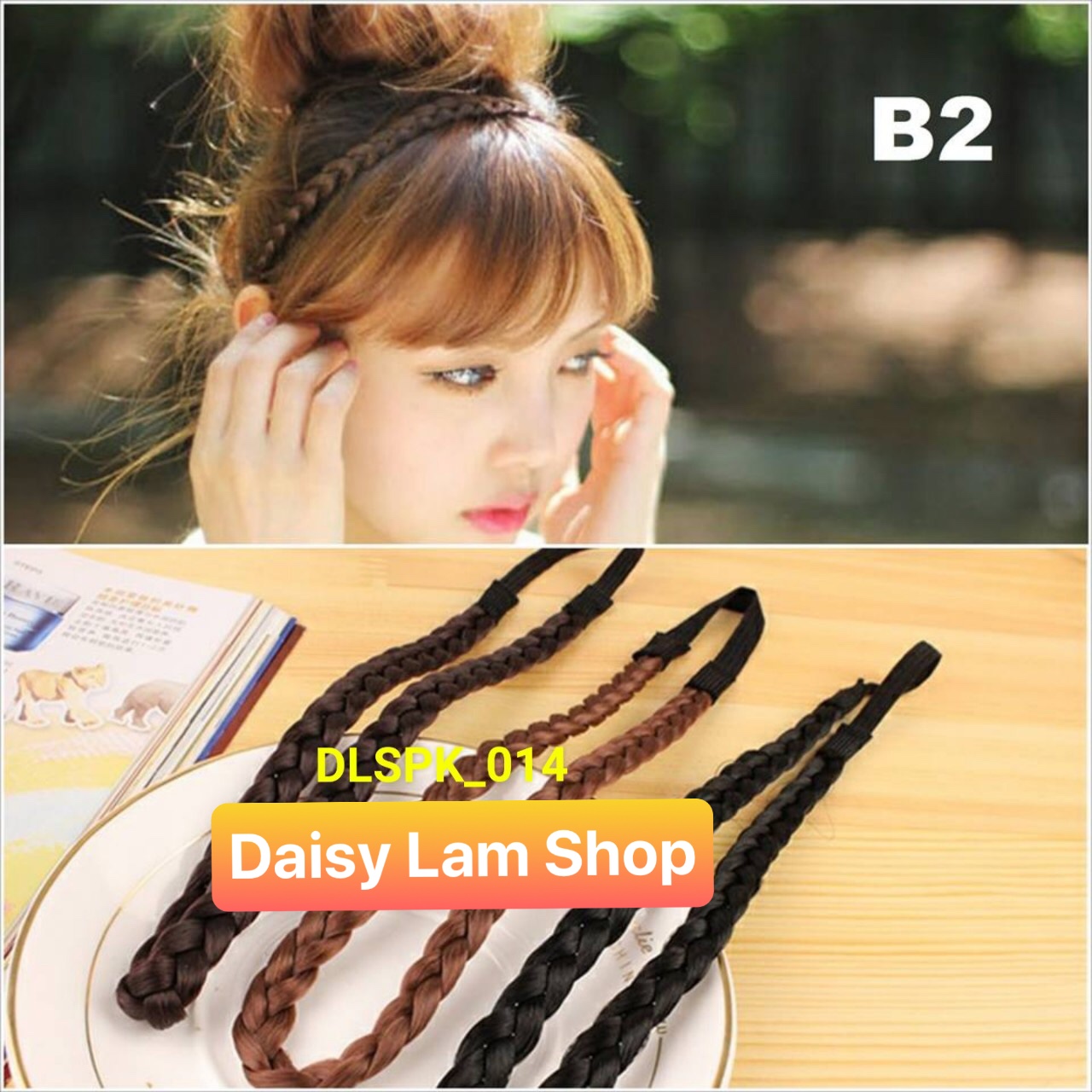 BĂNG ĐÔ THẮT BÍM TÓC GIẢ PK014