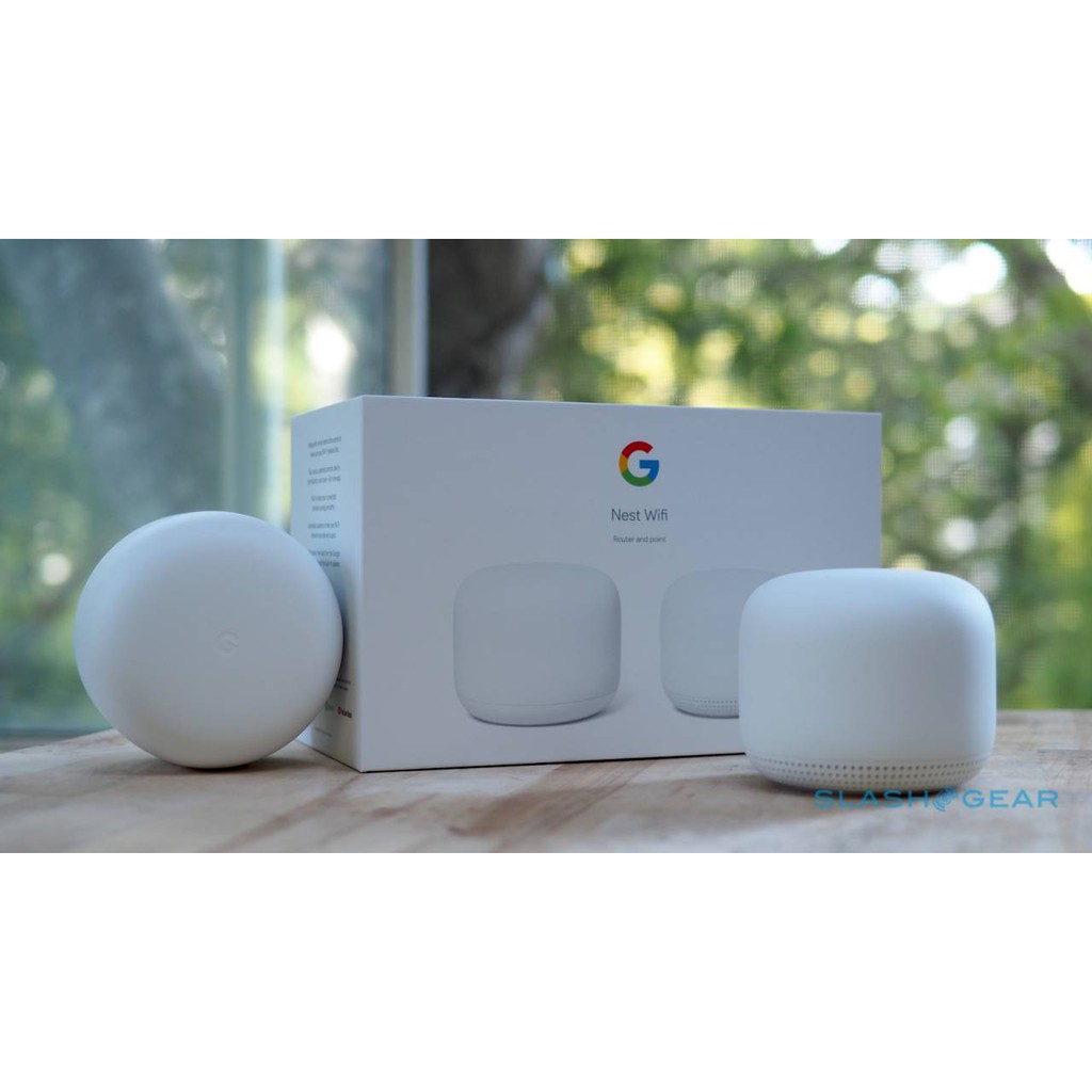 [HCM][Trả góp 0%]Google Nest WiFi Pack-2 (1 Router & 1 Point) - New Seal 100%