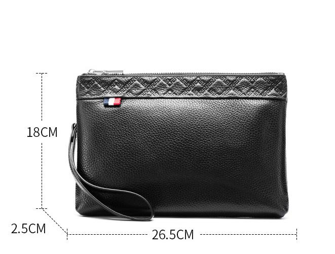 VÍ CẦM TAY DA BÒ PHONG CÁCH CHÂU ÂU LỊCH LÃM