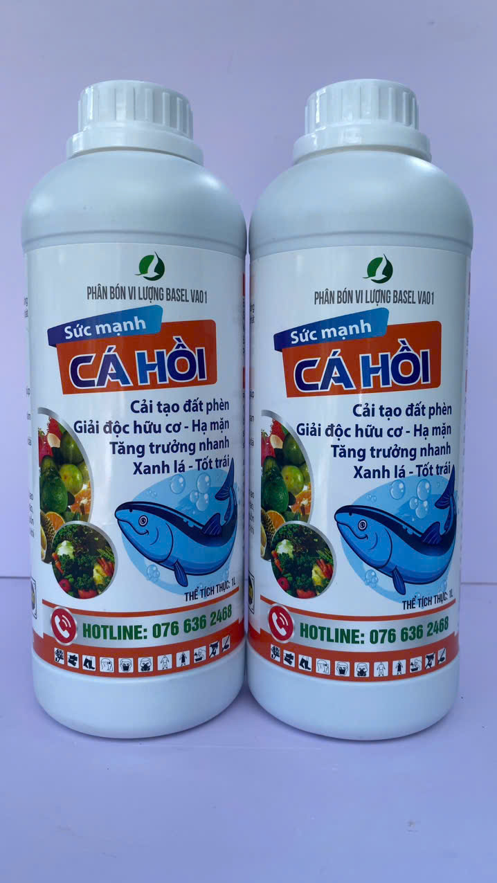 Đạm cá hồi (chai 1 lít) - Phân bón dưỡng cây,  phục hồi cây
