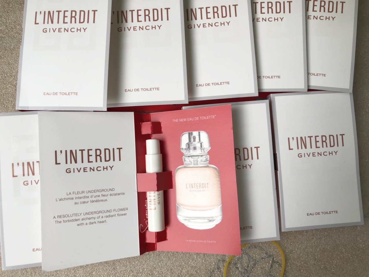 Mẫu thử Vial nước hoa Givenchy các mùi