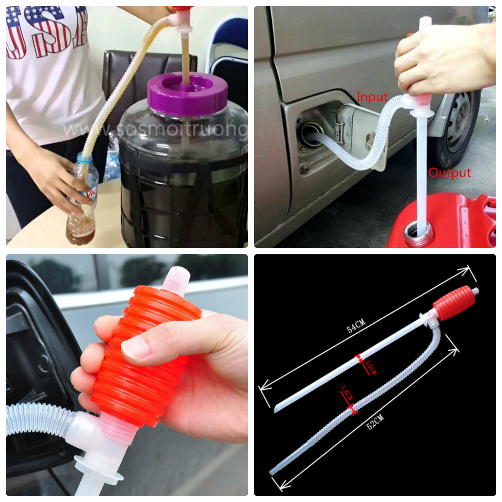 Dụng cụ ống hút xăng hút r.ượu hút nước bể cá thủy sinh