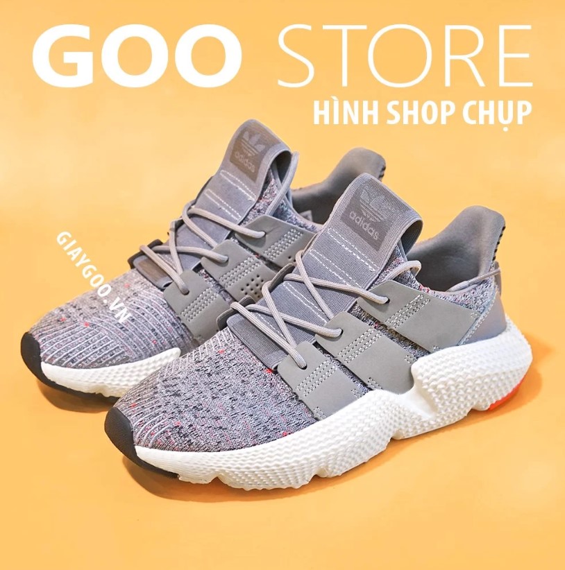 [ Full Hộp + Phụ Kiện ] Giày Thể Thao Sneaker Nam Nữ Prophere Xám Cam