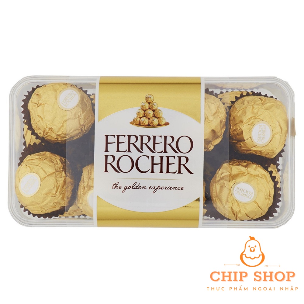 Socola nhân hạt dẻ Ferrero Rocher  hộp 16 viên