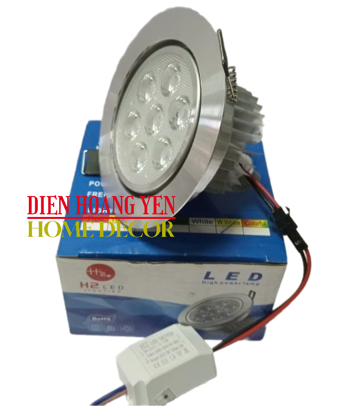 [Hcm]7W Frog-Eye Recessed Led Ceiling Light - Hole Cutting 90