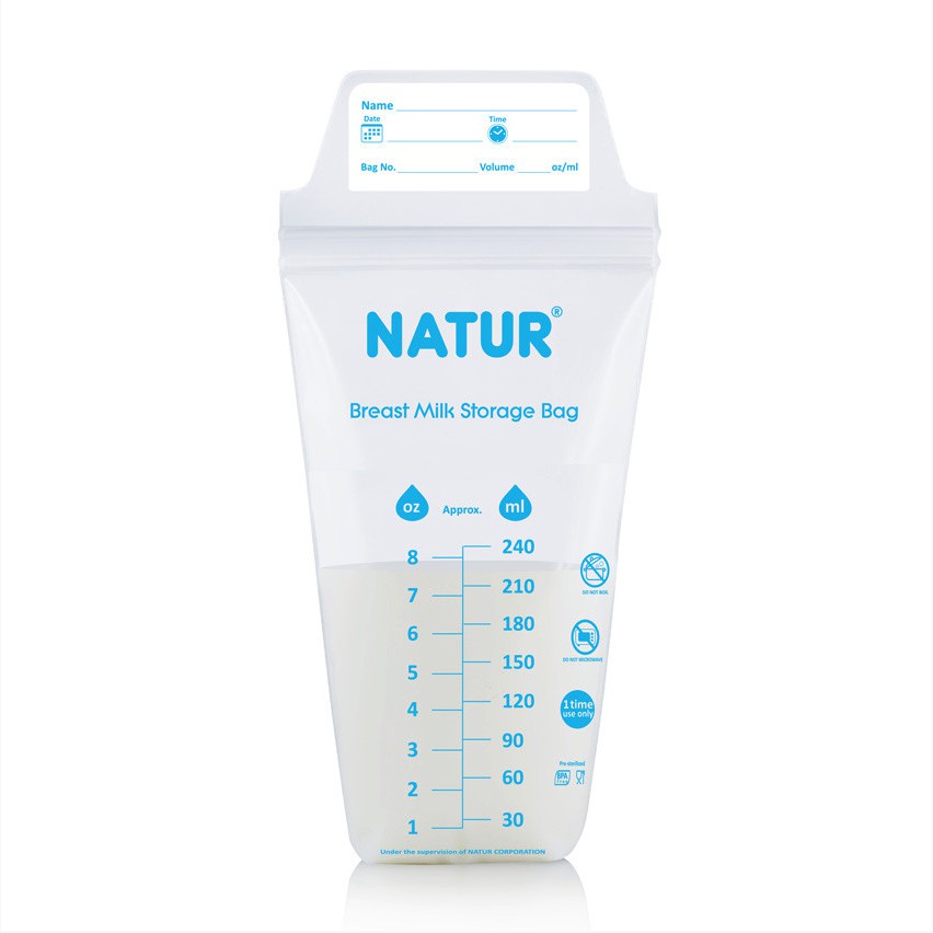 💗Túi Trữ Sữa NATUR 240ml (breastmilk storage bags)