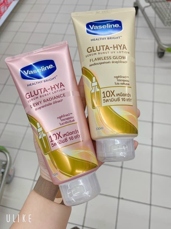 Sữa dưỡng da ban ngày Vaseline Gluta HYA 10x 330ml Thái Lan