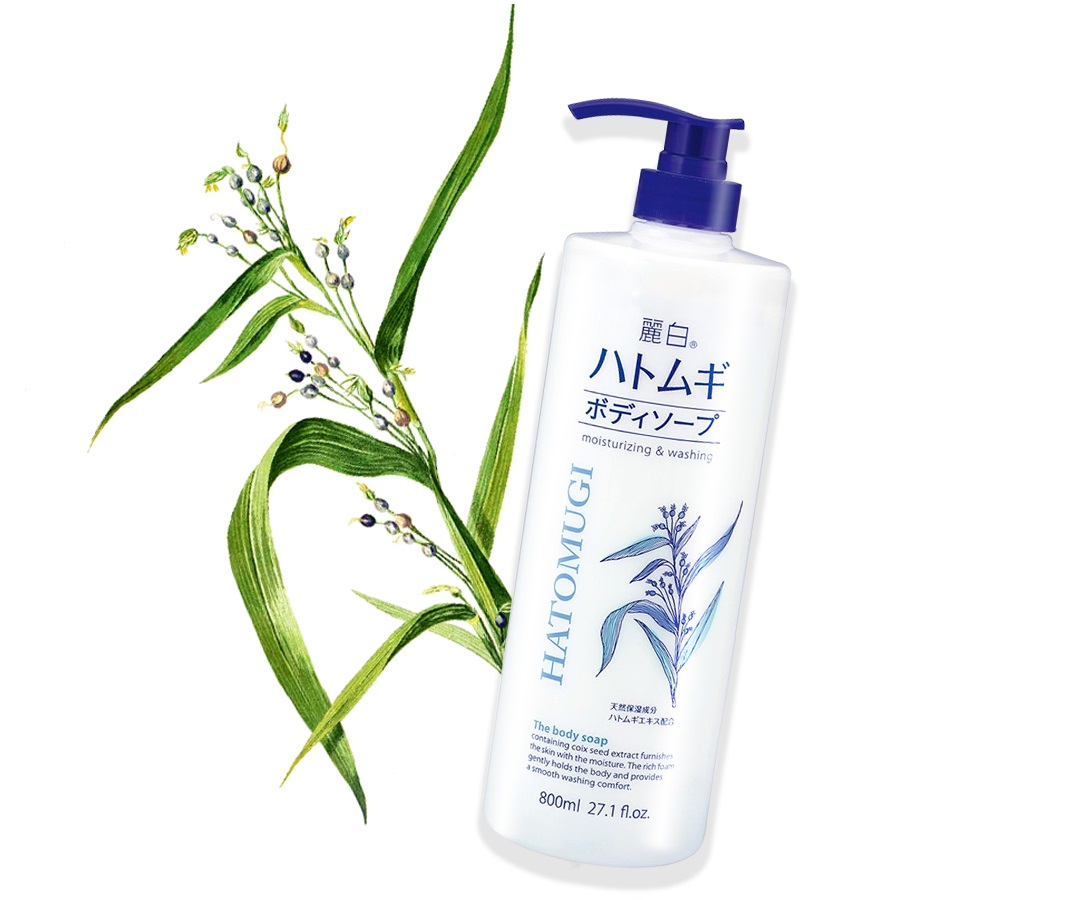 Sữa tắm trắng da hatomugi hạt ý dĩ nhật bản 800ml