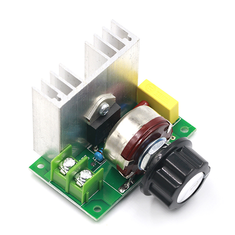 Bộ Điều Chỉnh Điện Áp SCR 4000W Bảng Điều Khiển Điều Khiển Tốc Độ Mô-đun Công Suất Cao Điều Chỉnh Độ Sáng Tải Điện Trở AC 220V